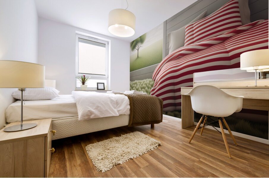 Marimekko Bed Mural print