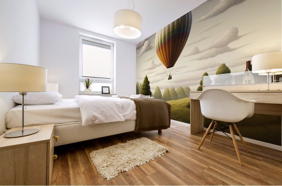 Hot Air Balloon Mural print