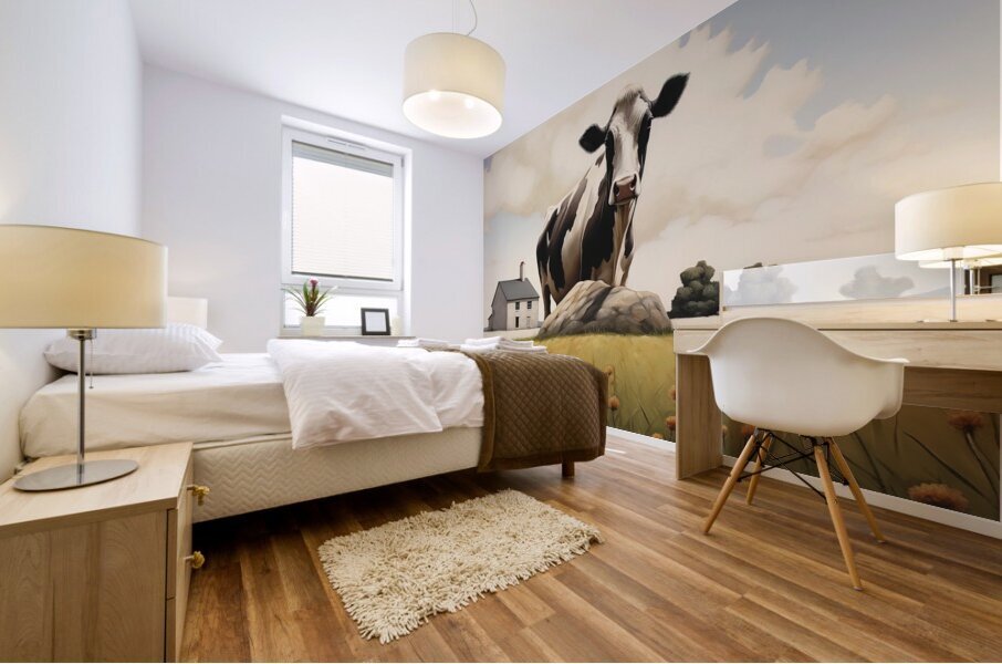 Moo Mural print