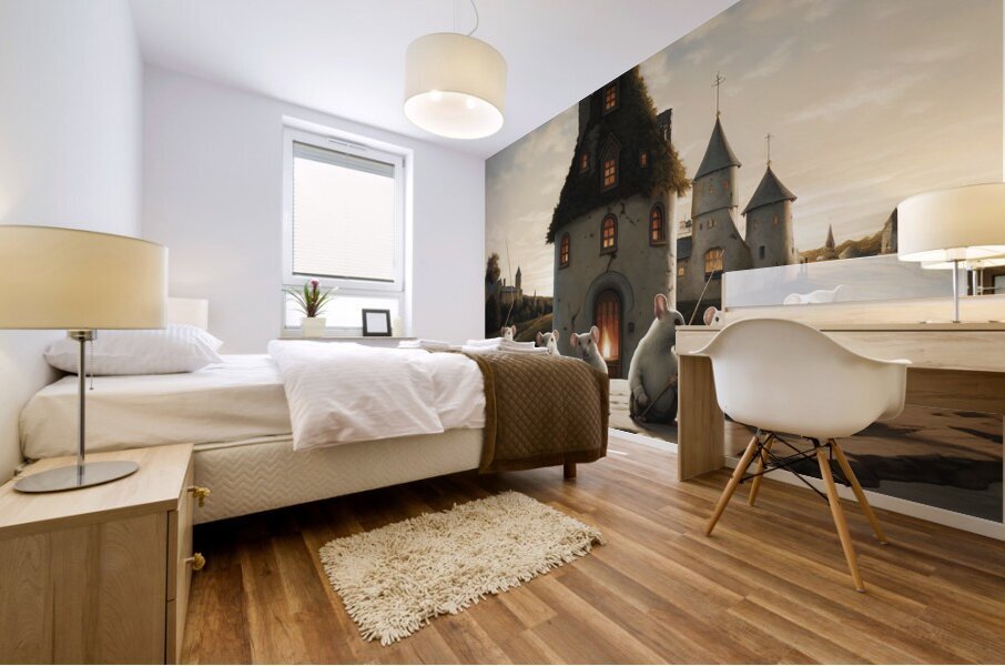 Mice Mural print
