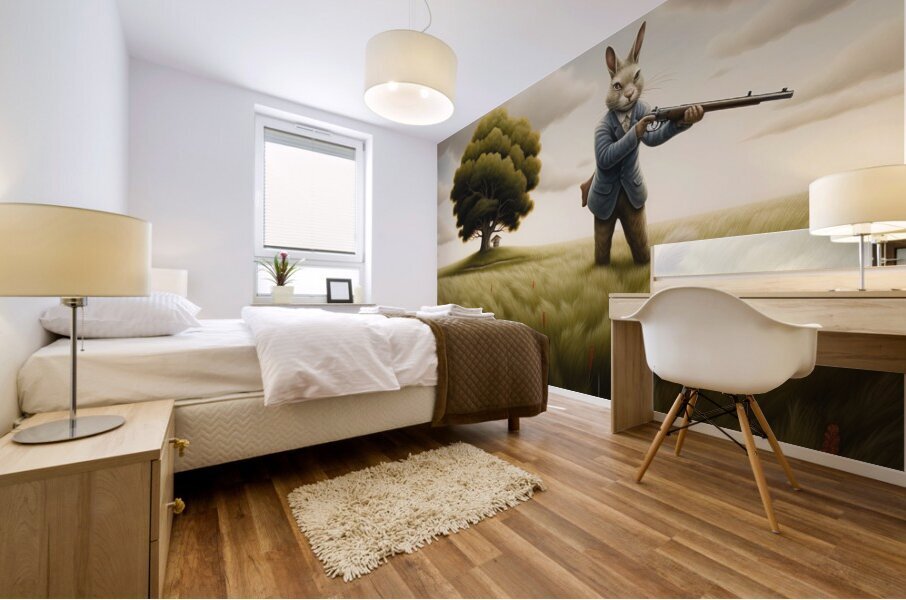 Skeet Shooting Mural print