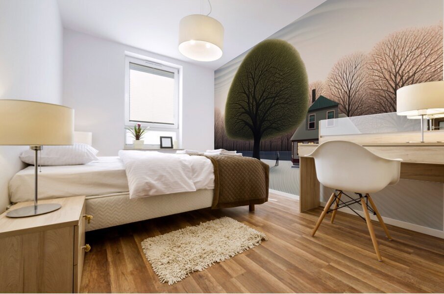 Winter Tree Mural print
