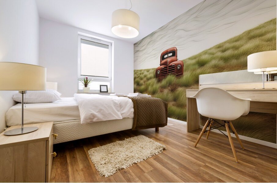 Rusty Truck Mural print