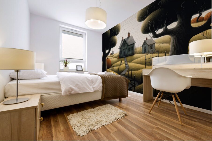 Halloween Night Mural print