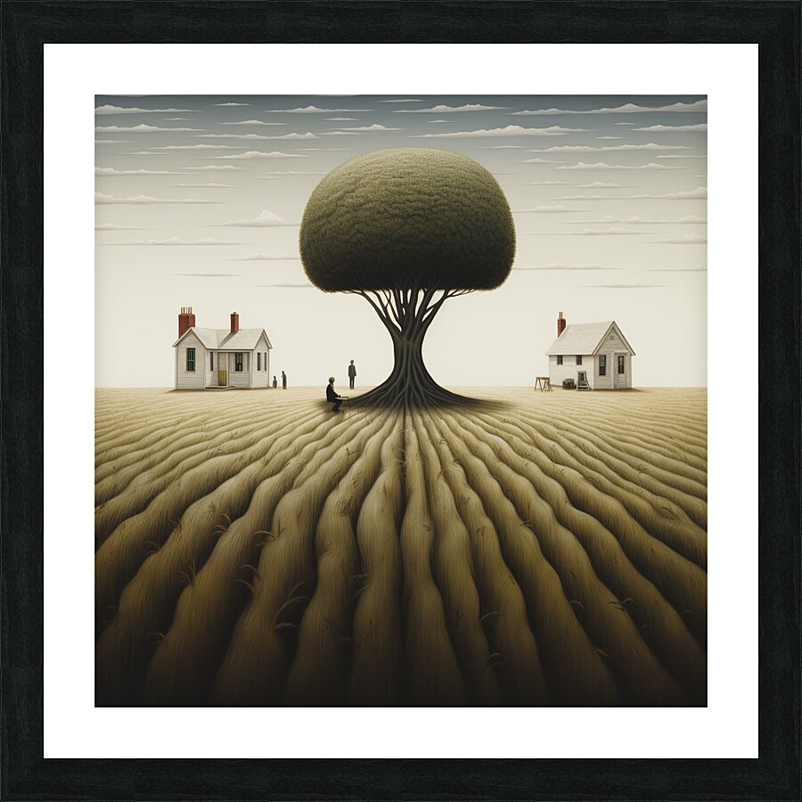 Pitchfork Picture Frame print