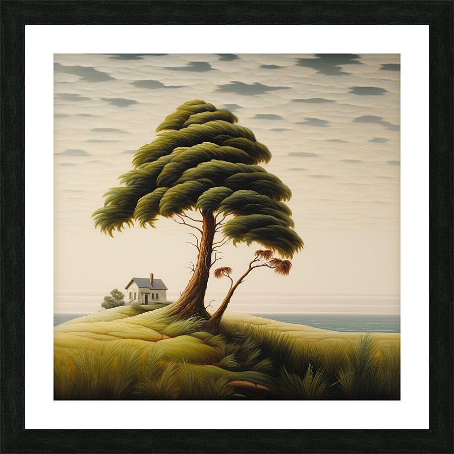 Tall Tree Picture Frame print
