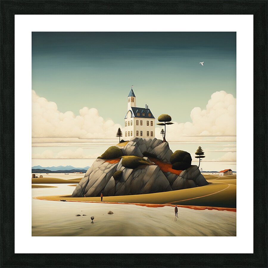Seaside Picture Frame print