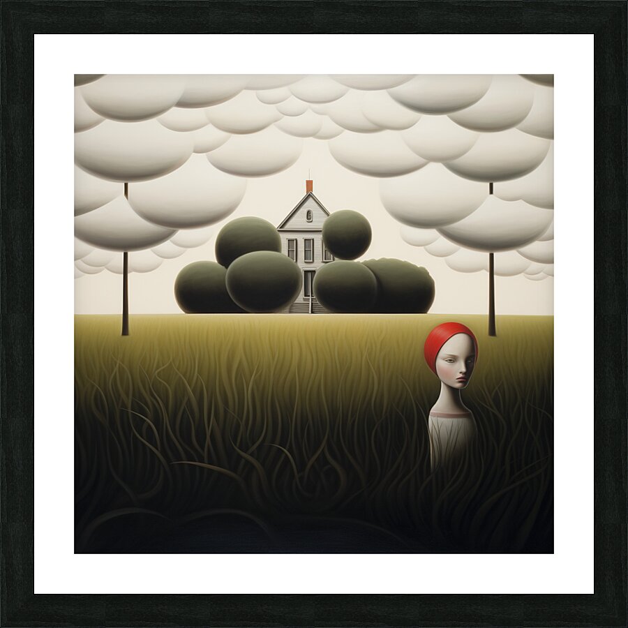 Scarlet Picture Frame print