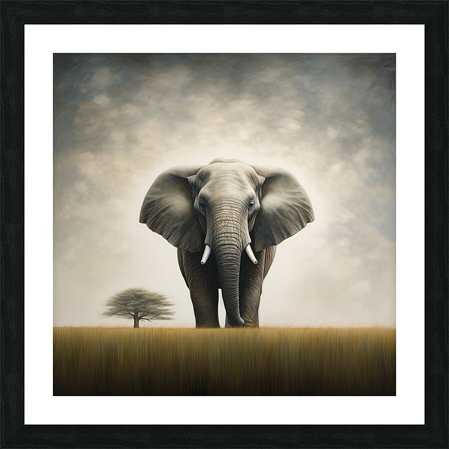 Elephant Picture Frame print