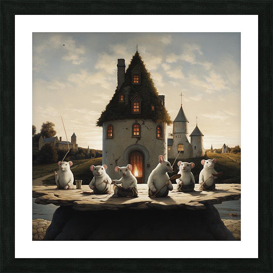Mice Picture Frame print