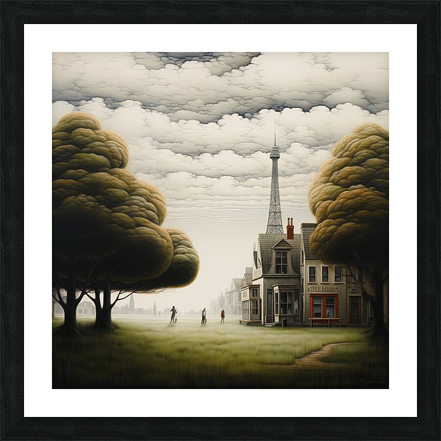 Paris Picture Frame print