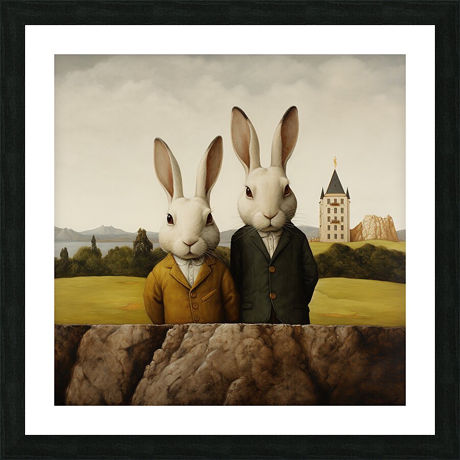 Rabbit Royale Picture Frame print