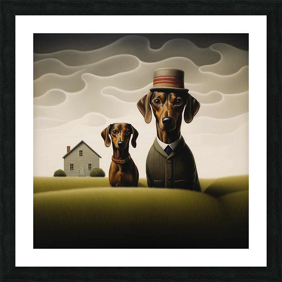 Father and Son Picture Frame print