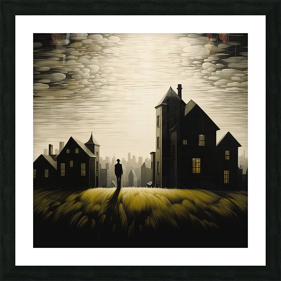 Gotham Picture Frame print