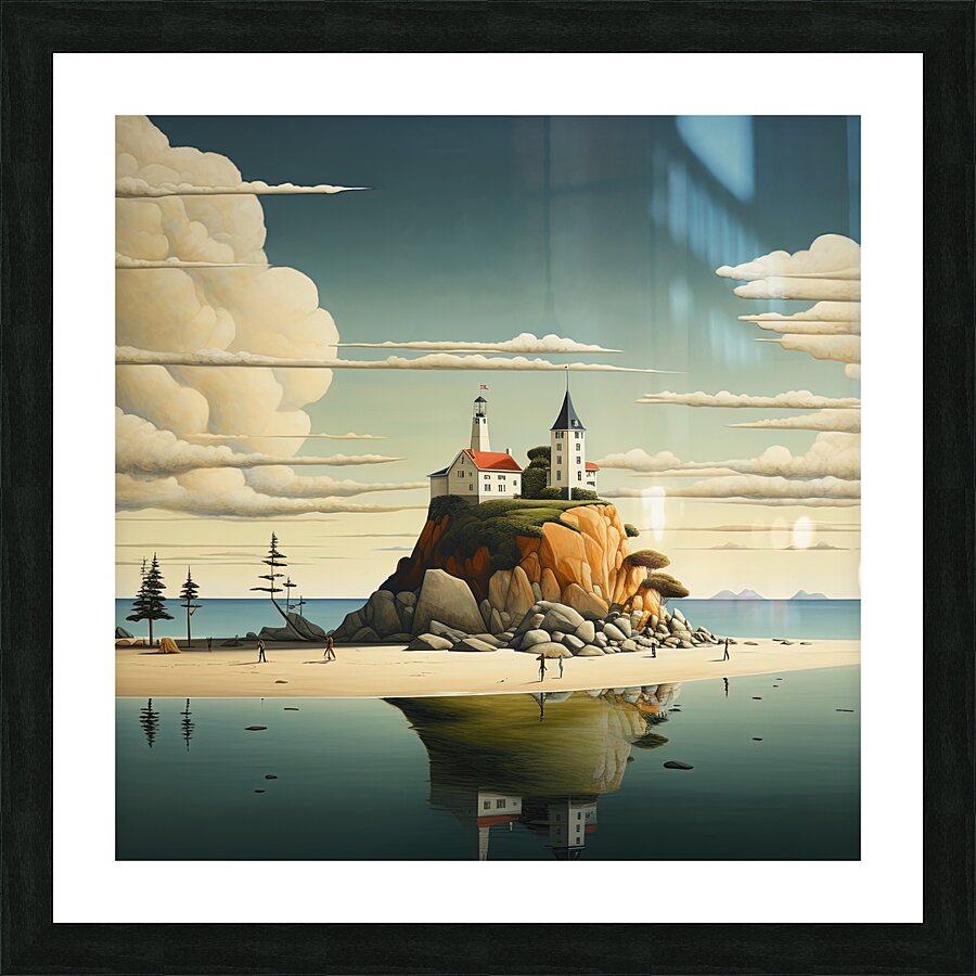 Island Life Picture Frame print