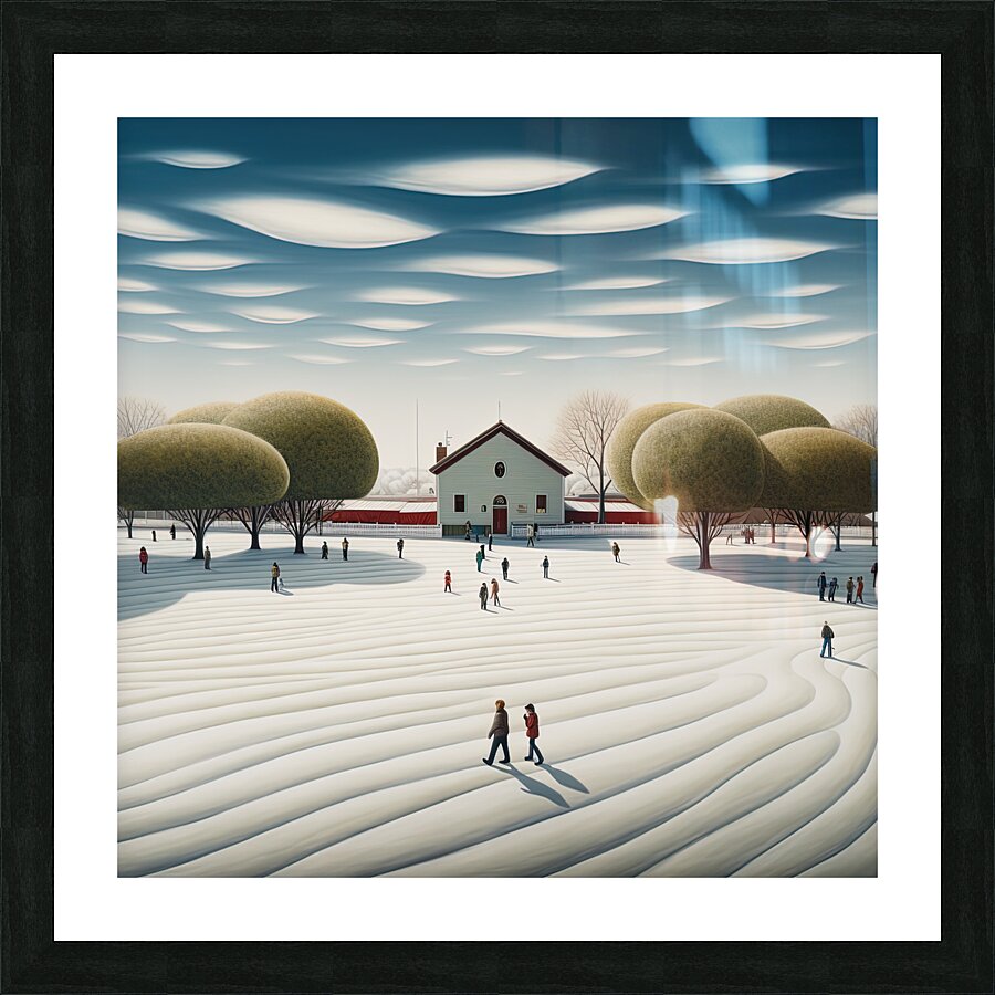 Winter Picture Frame print