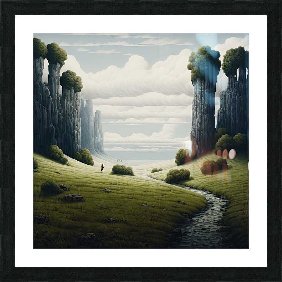 Snake River Picture Frame print