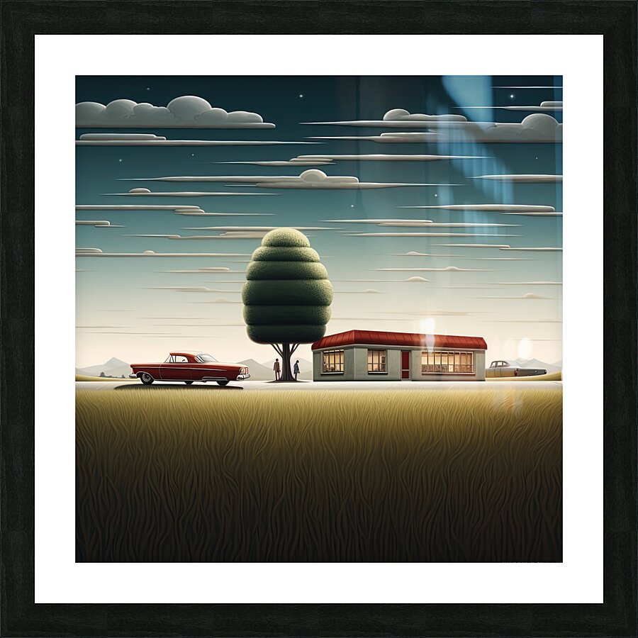 Car Dealership Picture Frame print