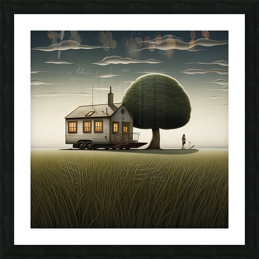 Mobile Home Picture Frame print