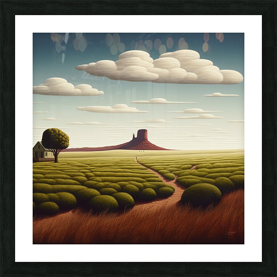 Monument Valley Trail Picture Frame print