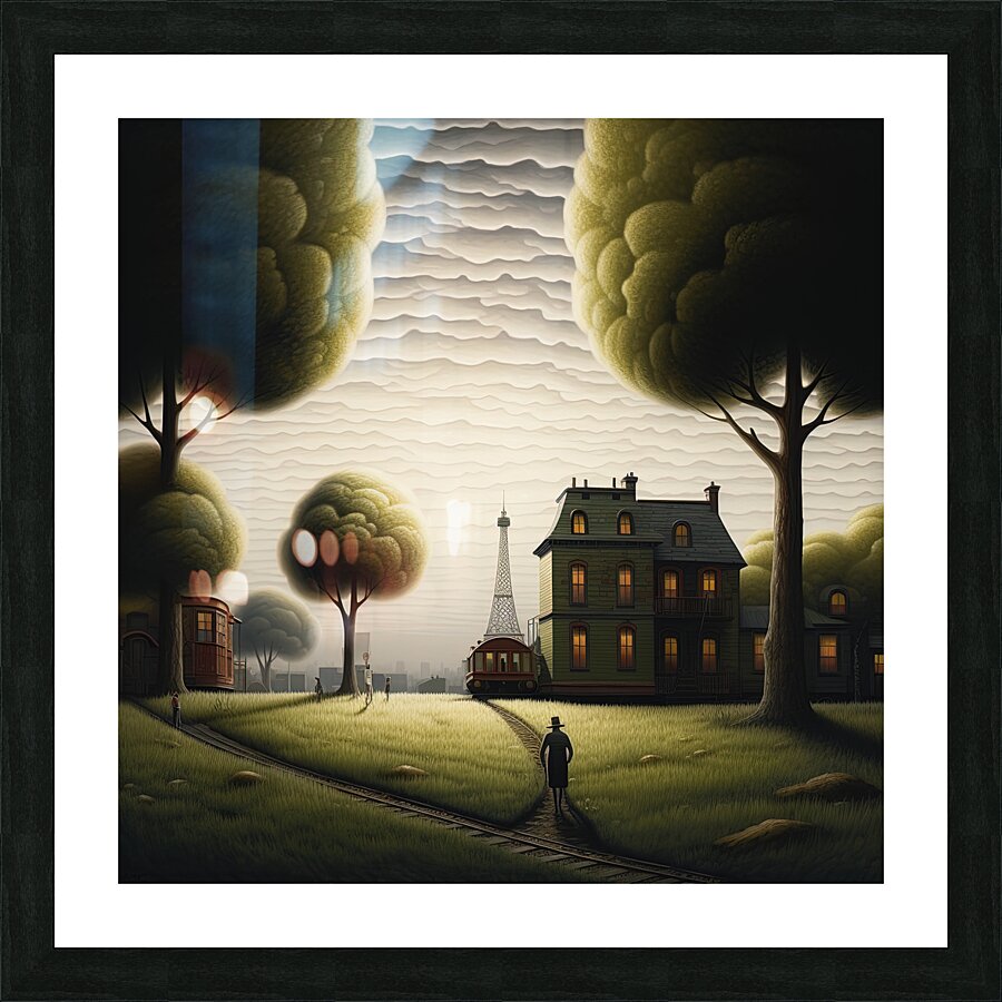 Paris Picture Frame print