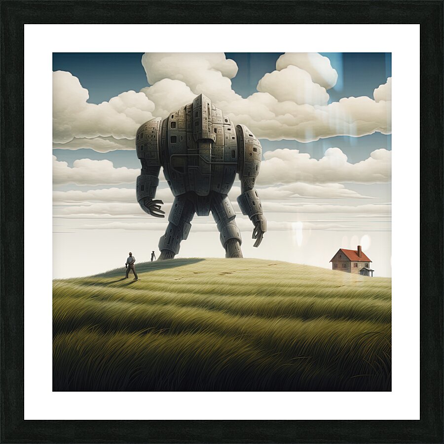 Grand Titan Picture Frame print