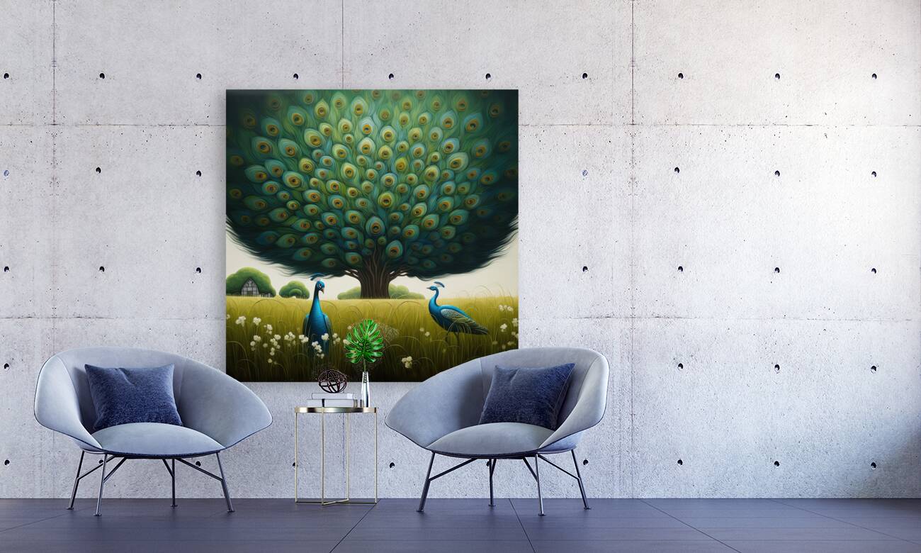 Peacock Tree Reproduction