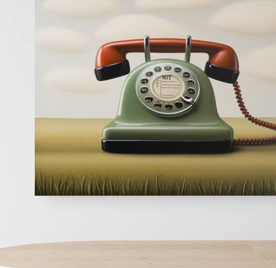 Telephone 1960s by Iko Knyphausen