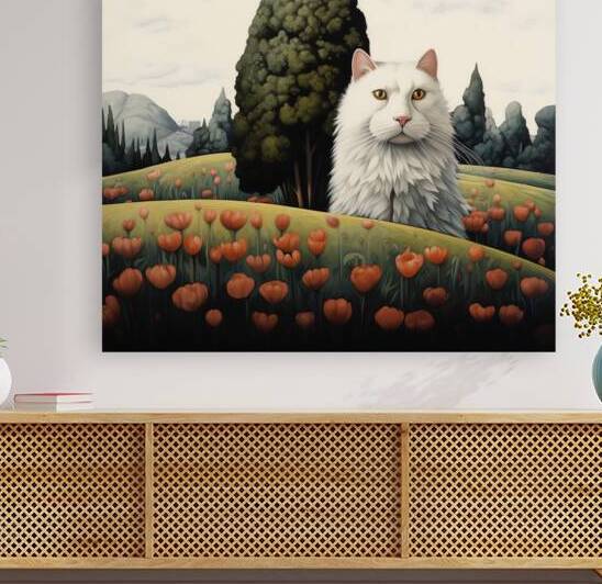 White Cat by Iko Knyphausen
