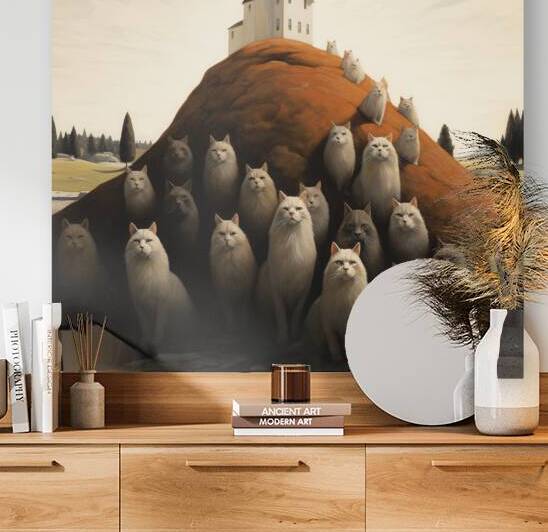 Herd of Kitties by Iko Knyphausen