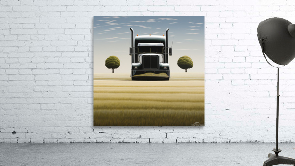 Shiny 18 Wheeler Wall Preview