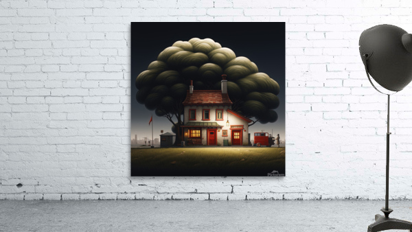 Fire Station Wall Preview