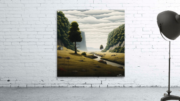 River runs through it Wall Preview