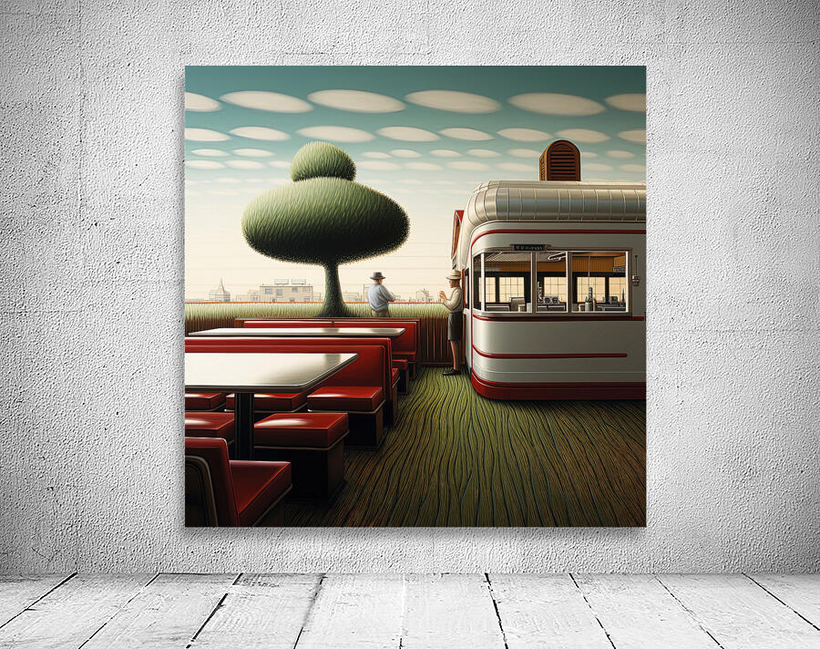 Diner 1960s Wall Preview