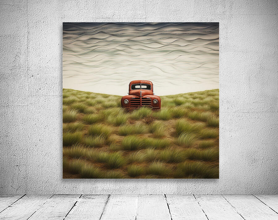Rusty Truck Wall Preview