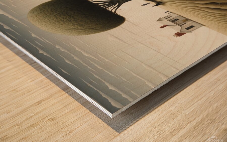 Pitchfork Wood print