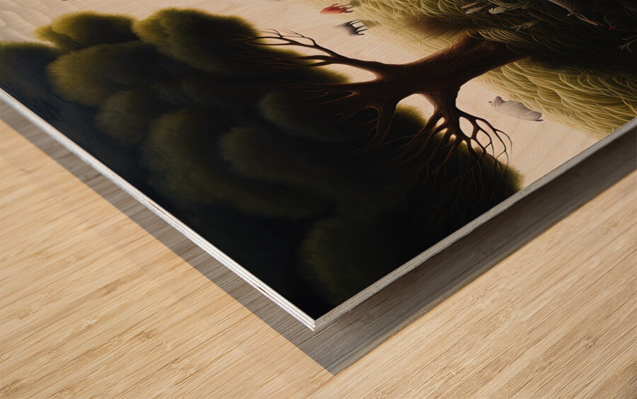 Zoo Field Trip Wood print