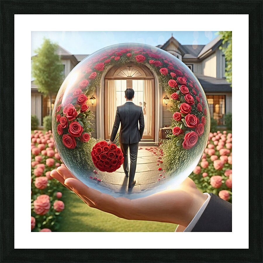 Glass Art 464 Picture Frame print