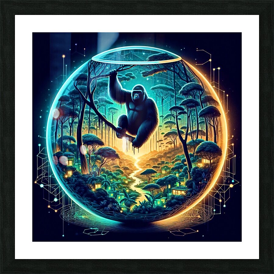 Glass Art 048 Picture Frame print