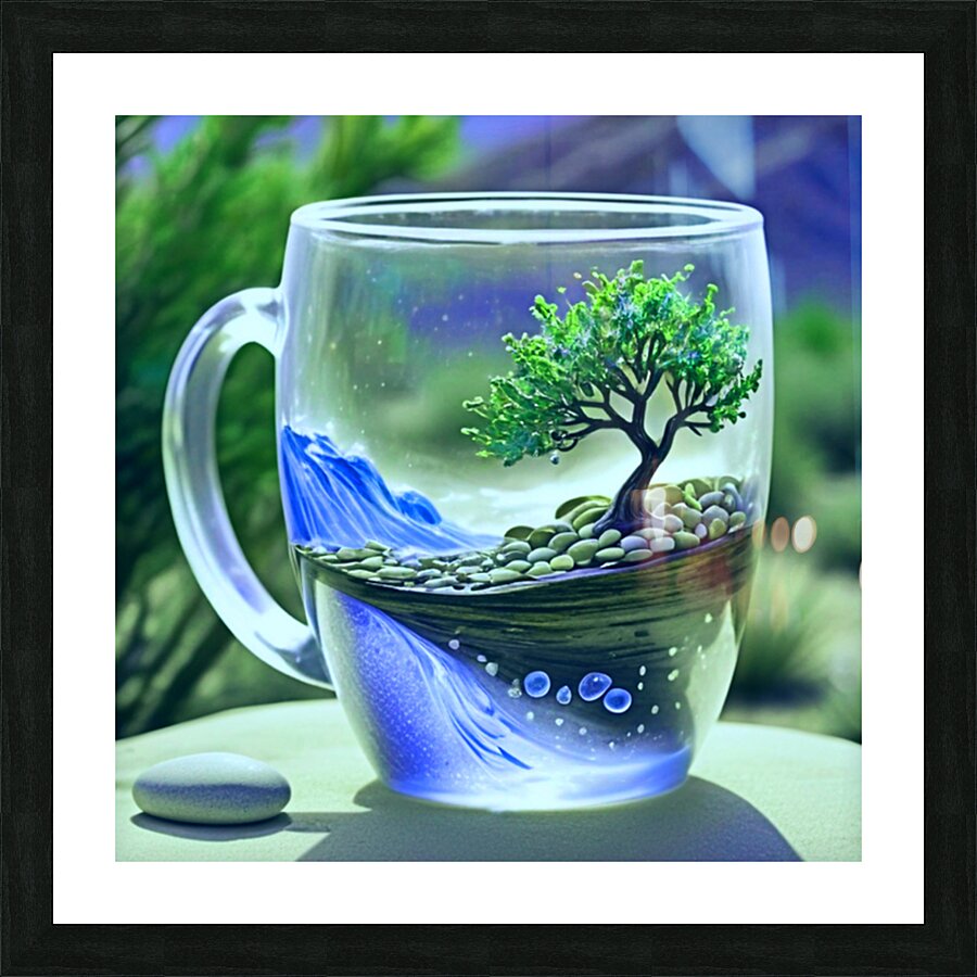 Glass Art 494 Picture Frame print