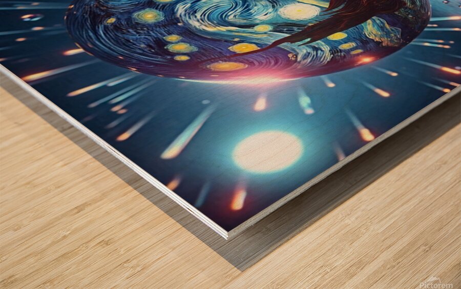 Glass Art 440 Wood print