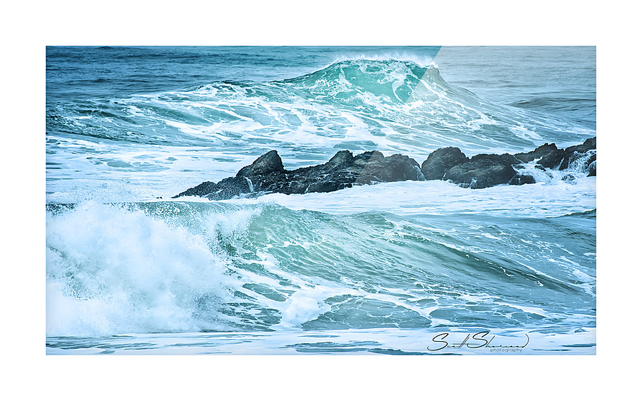 Breakers and Rocks Picture Frame print