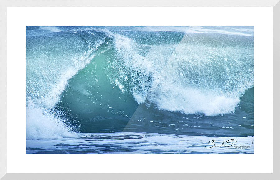 Breaking Wave Picture Frame print