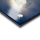 Full moon and cloudy sky Acrylic print