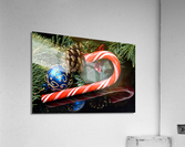 Candy cane Christmas Acrylic Print