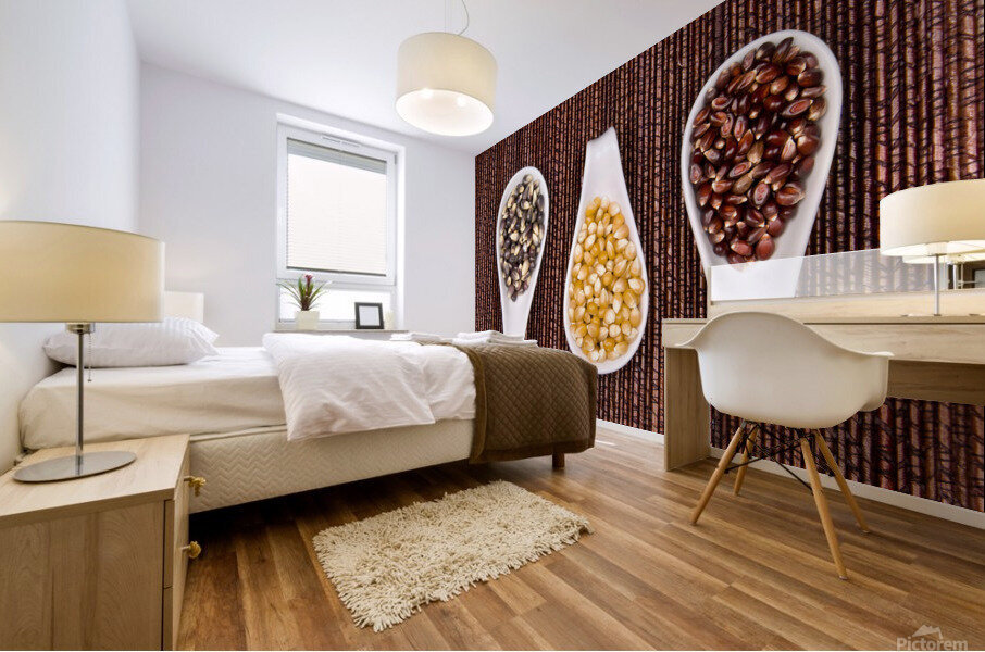 Exotic popcorn Mural print