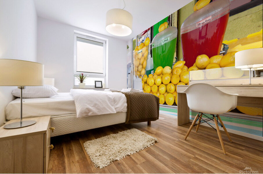Lemonade stand Mural print