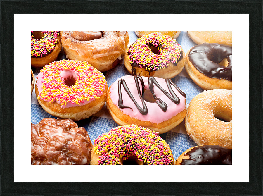 Donuts Picture Frame print