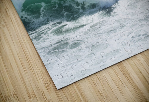 Wave crest breaking along beach Joe Belanger puzzle