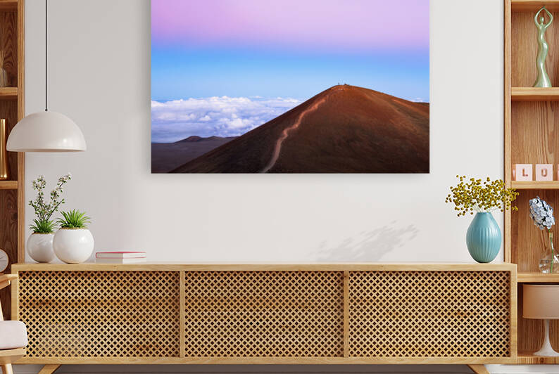 Mountain overlook above the clouds by Joe Belanger